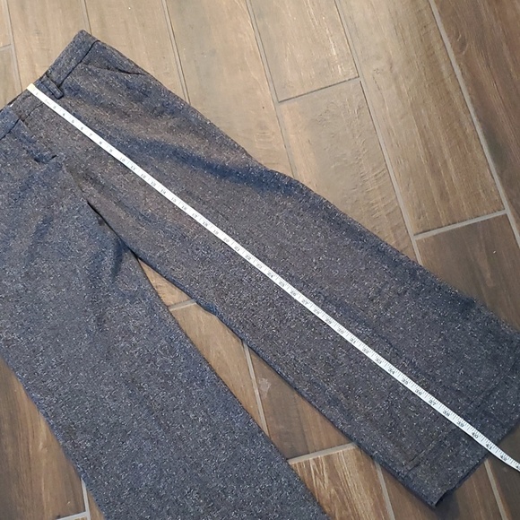 CABi Speckled Tweed Wide Leg Trouser Pants Women Size 6 - Picture 9 of 12